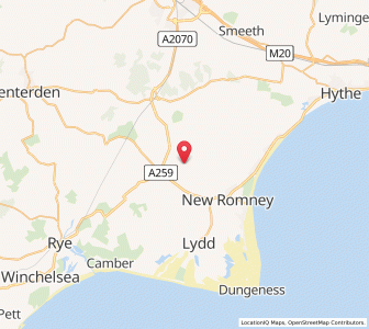 Map of Ivychurch, EnglandEngland