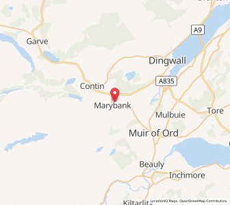 Map of Jamestown, ScotlandScotland