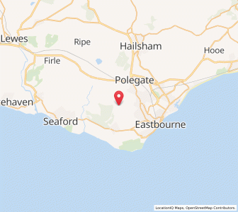 Map of Jevington, EnglandEngland