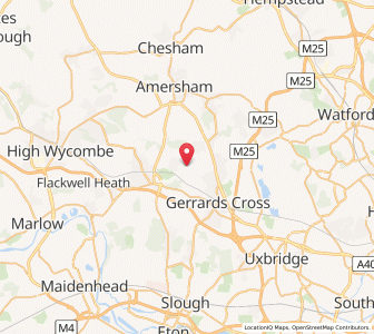 Map of Jordans, EnglandEngland