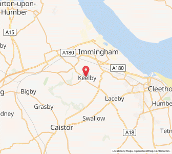 Map of Keelby, EnglandEngland
