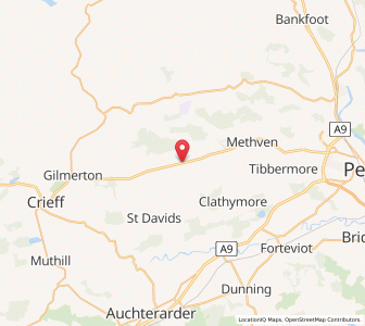 Map of Keilour, ScotlandScotland