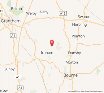 Map of Keisby, EnglandEngland