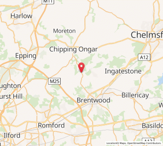 Map of Kelvedon Hatch, EnglandEngland