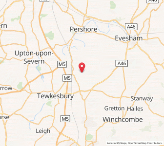 Map of Kemerton, EnglandEngland