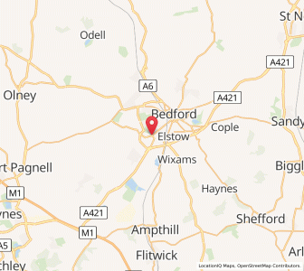 Map of Kempston, EnglandEngland