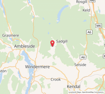 Map of Kentmere, EnglandEngland