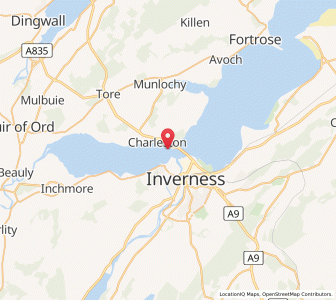 Map of Kessock, ScotlandScotland