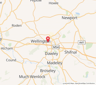 Map of Ketley, EnglandEngland