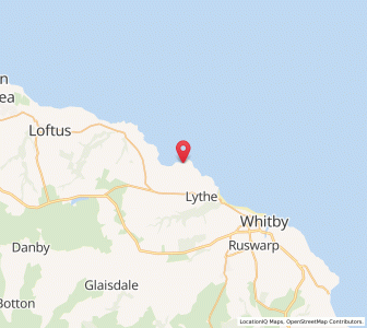 Map of Kettleness, EnglandEngland