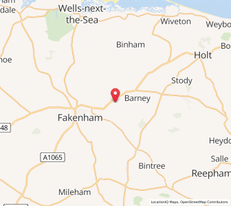 Map of Kettlestone, EnglandEngland