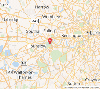 Map of Kew Gardens, EnglandEngland