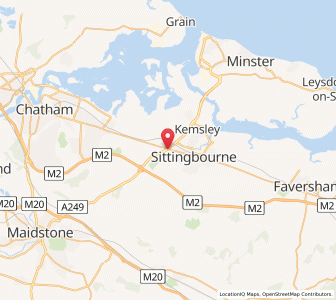 Map of Key Street, EnglandEngland
