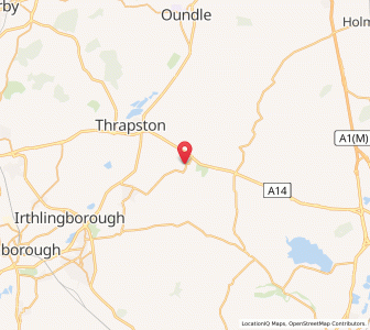Map of Keyston, EnglandEngland
