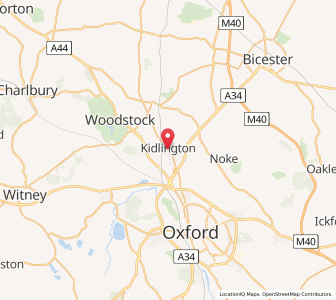 Map of Kidlington, EnglandEngland