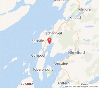 Map of Kilbrandon, ScotlandScotland