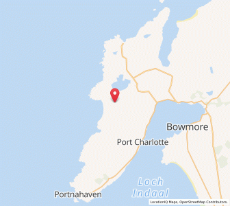 Map of Kilchoman, ScotlandScotland