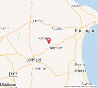 Map of Kilham, EnglandEngland