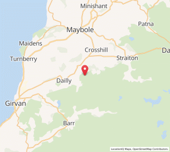 Map of Kilkerran, ScotlandScotland