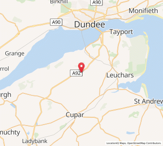 Map of Kilmany, ScotlandScotland