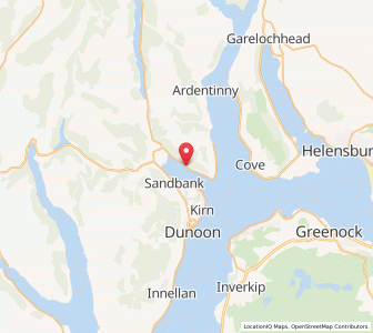 Map of Kilmun, ScotlandScotland