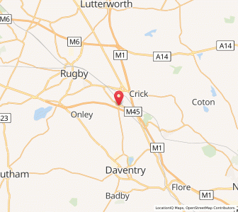 Map of Kilsby, EnglandEngland