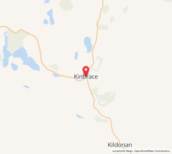 Map of Kinbrace, ScotlandScotland