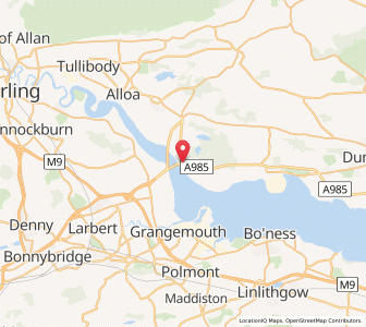 Map of Kincardine, ScotlandScotland
