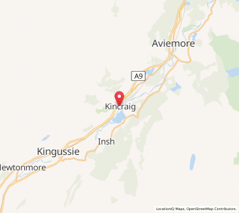 Map of Kincraig, ScotlandScotland