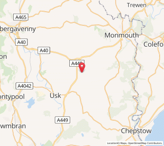 Map of Kingcoed, WalesWales