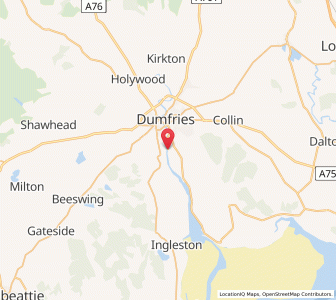 Map of Kingholm Quay, ScotlandScotland