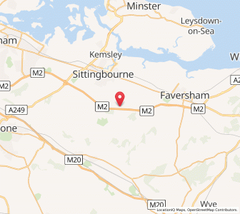 Map of Kingsdown, EnglandEngland