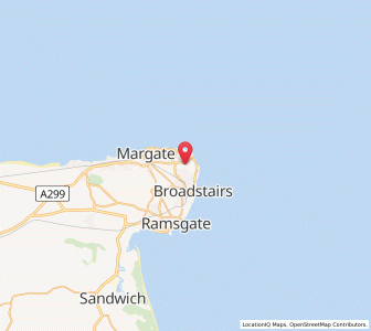 Map of Kingsgate, EnglandEngland