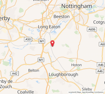 Map of Kingston on Soar, EnglandEngland