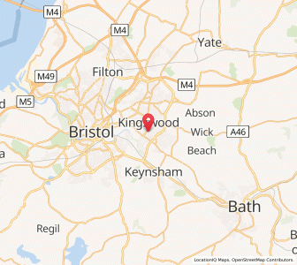 Map of Kingswood, EnglandEngland
