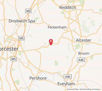 Map of Kington, EnglandEngland