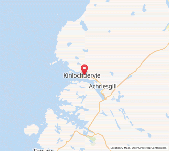 Map of Kinlochbervie, ScotlandScotland