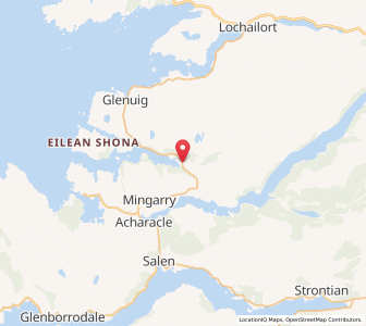 Map of Kinlochmoidart, ScotlandScotland
