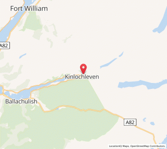 Map of Kinlochmore, ScotlandScotland