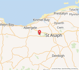 Map of Kinmel, WalesWales