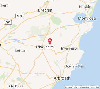 Map of Kinnell, ScotlandScotland