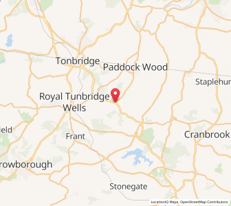 Map of Kippings Cross, EnglandEngland