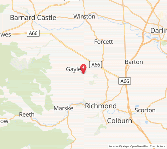 Map of Kirby Hill, EnglandEngland