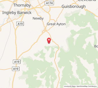 Map of Kirby, EnglandEngland