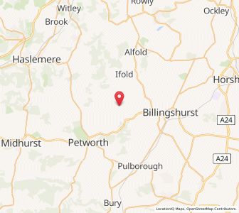 Map of Kirdford, EnglandEngland