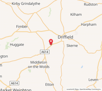 Map of Kirkburn, EnglandEngland