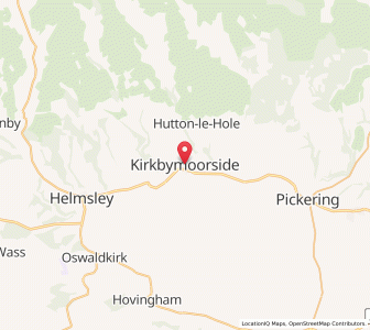 Map of Kirkbymoorside, EnglandEngland