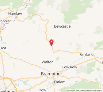 Map of Kirkcambeck, EnglandEngland