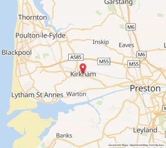 Map of Kirkham, EnglandEngland