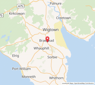 Map of Kirkinner, ScotlandScotland